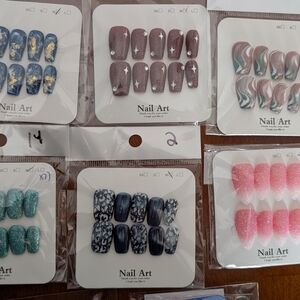 Handmade High Quality Press On Nails 6 Sets